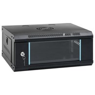 Mrežni ormar 4U IP20, 19", zidni, crni